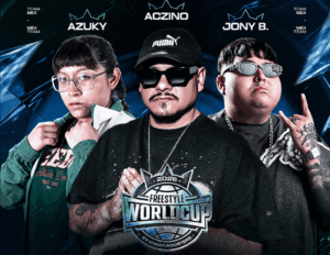Team México Freestyle World Cup 2026 Aczino, Azuky y Jony Beltrán