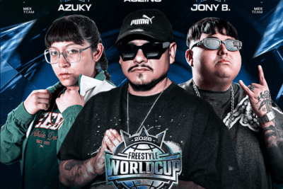 Team México Freestyle World Cup 2026 Aczino, Azuky y Jony Beltrán
